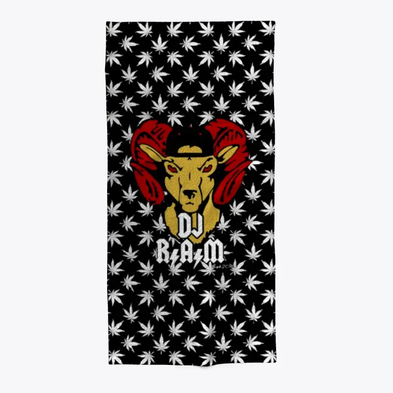 DJ R.A.M (Weed print) Towel